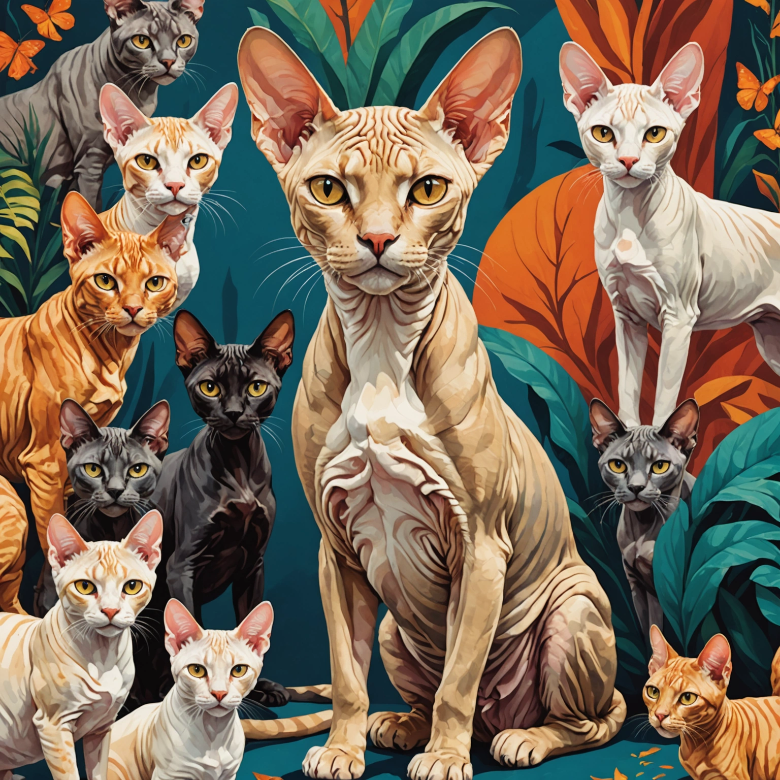 Самые необычные породы кошек: Топ-15 самых странных кошек