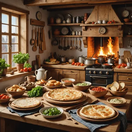 Искусство выпечки: как приготовить пышные лепешки на воде без дрожжей