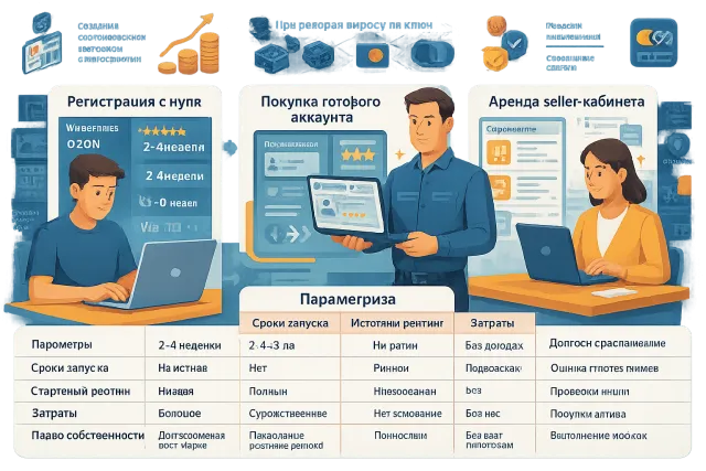 Как выбрать и запустить успешный магазин на маркетплейсе: покупка аккаунта, создание под ключ, аренда кабинета и продвижение товаров